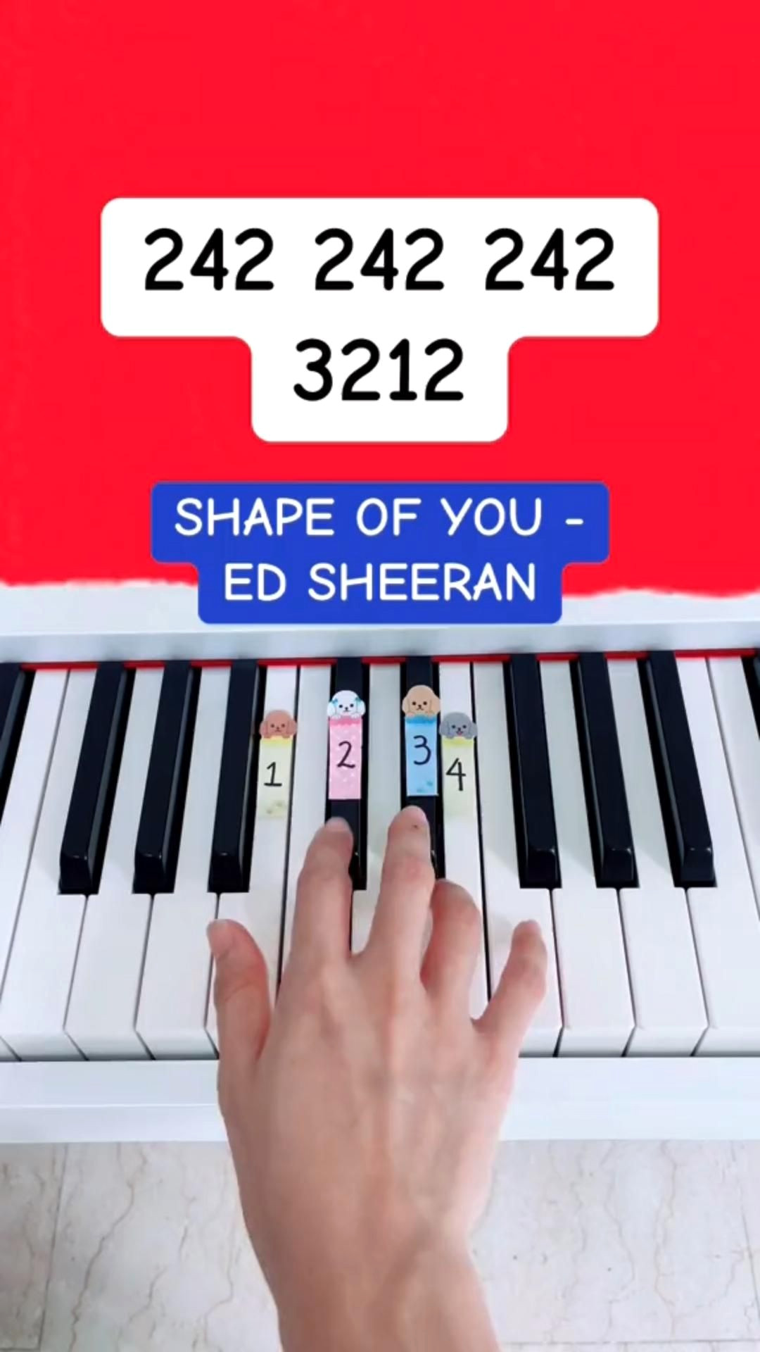 Play Ed Sheeran’s Shape of You on Piano in 5 Easy Lessons