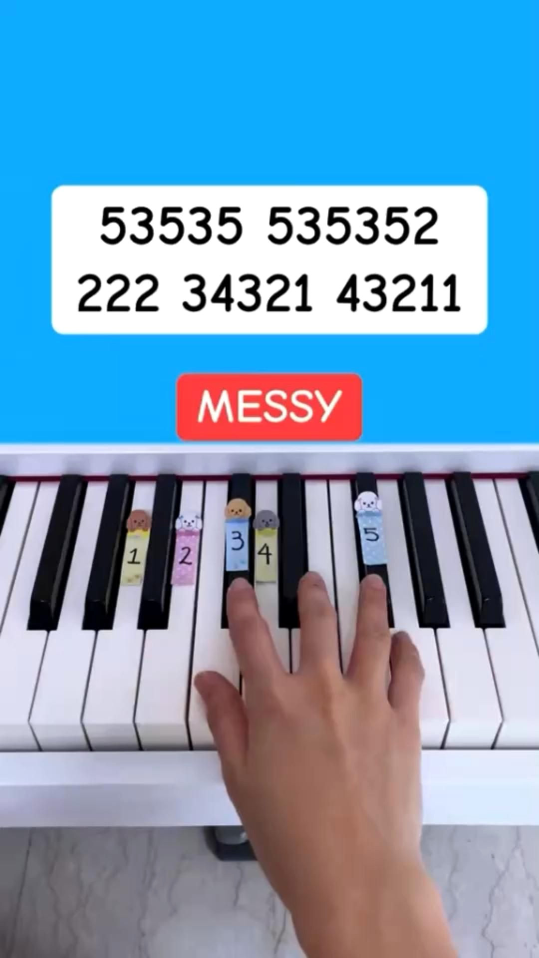 Easy Piano Tutorial: How to Play Messy on Piano