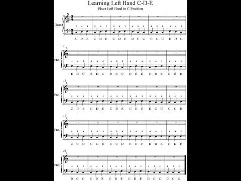 Easy Piano Exercises for Beginners