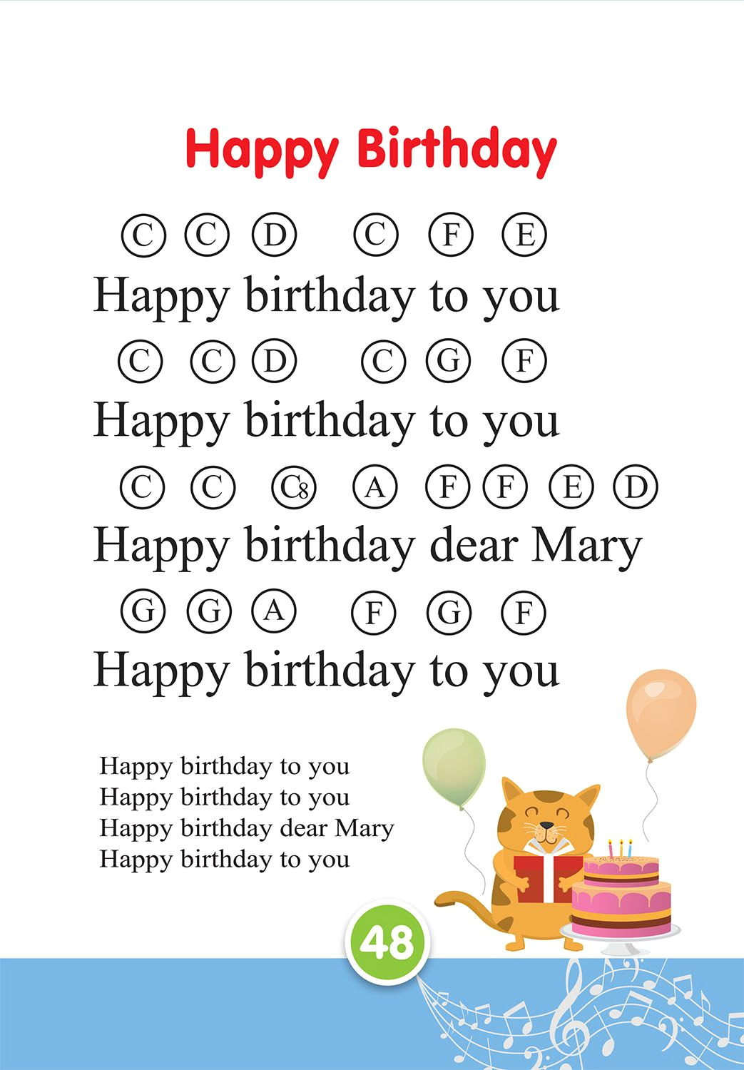 Easy Recorder Birthday Songs for Kids