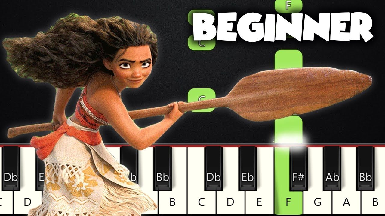 Learn Moana’s Iconic Song on Piano: Beginner Tutorial & Sheet Music