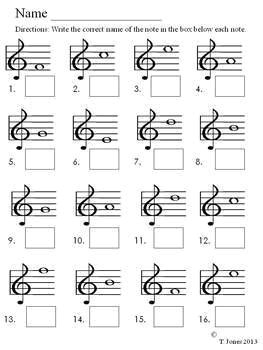 Unlock Treble Clef Secrets with Our Music Note Reading Worksheets