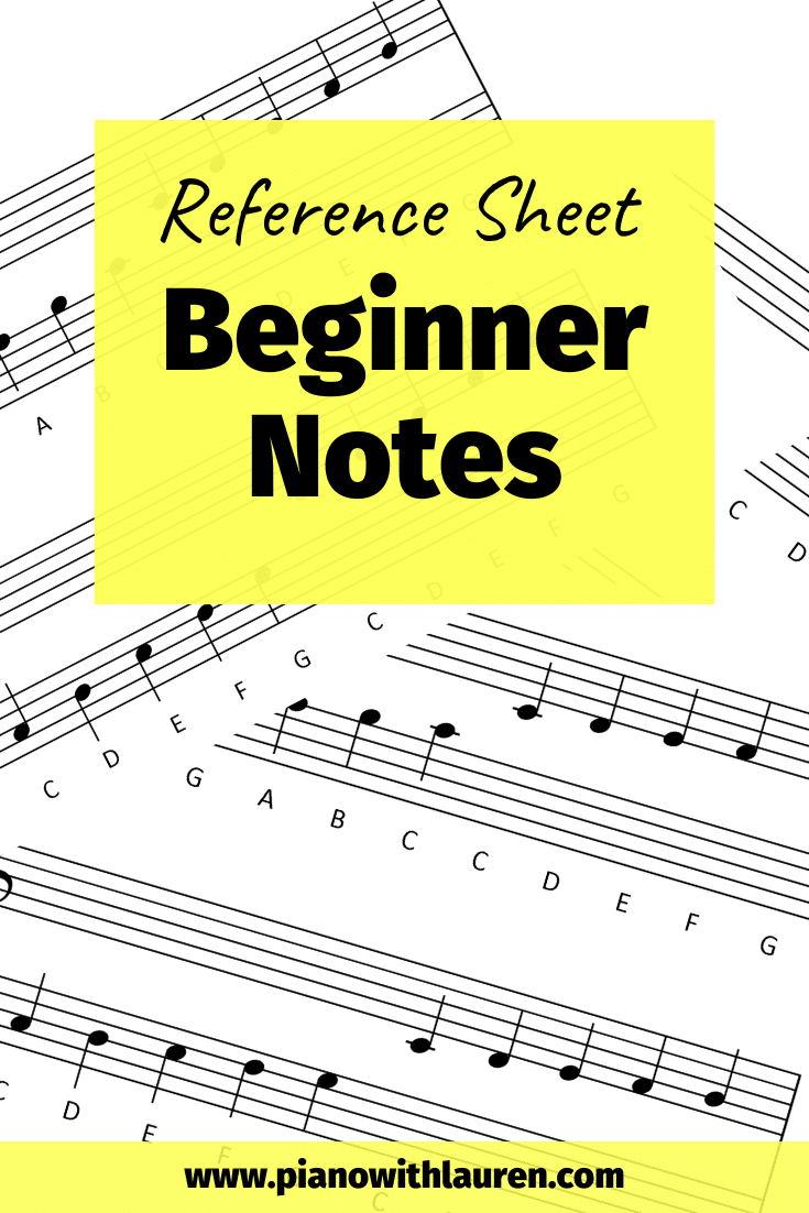 Easy Piano Notes for Beginners — Free Download