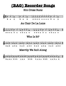 Learn 18 Easy Recorder Songs with Printable Sheets