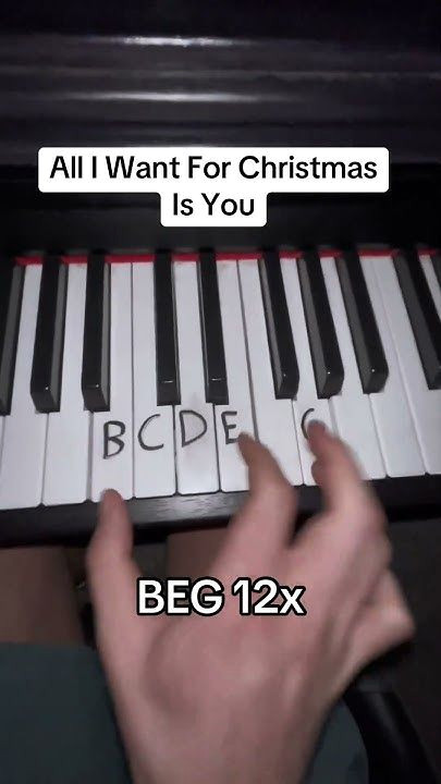 Learn to Play ‘All I Want for Christmas is You’ on Piano