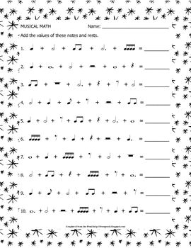 Solve to the Beats: Math Music Fun Worksheet