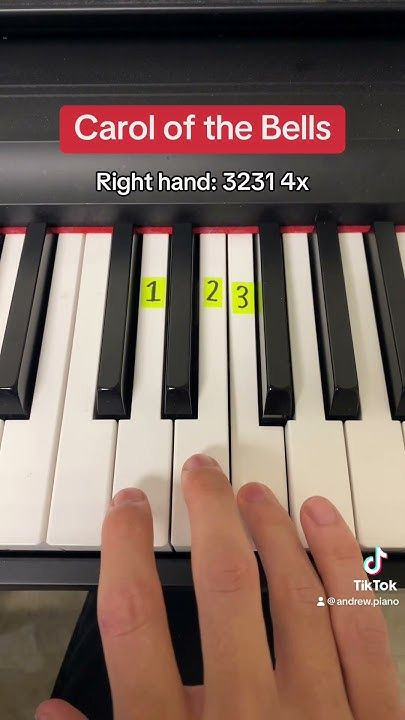 Ring in the Holiday Cheer: Simple Piano Carol of the Bells