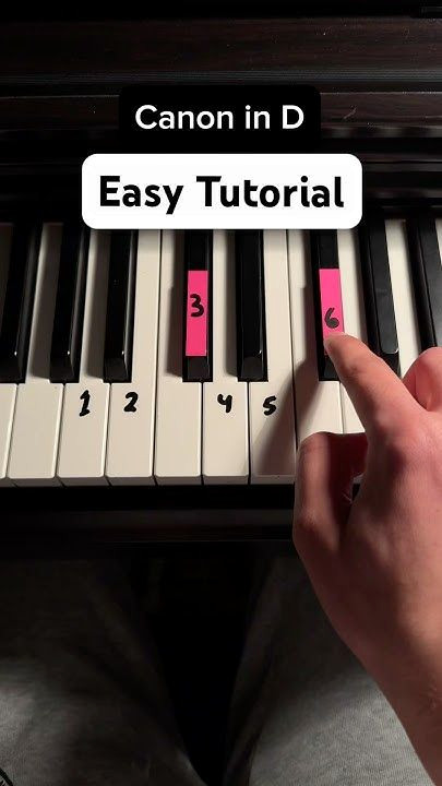 Learn Canon in D Piano Tutorial