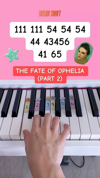Solving Ophelia on Piano: A Taylor Swift Challenge