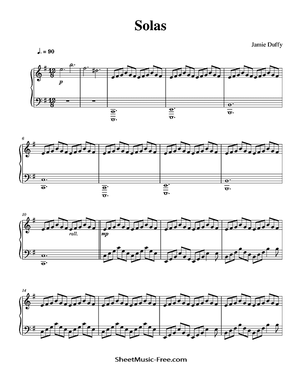Free Solas Sheet Music PDF for Instant Download