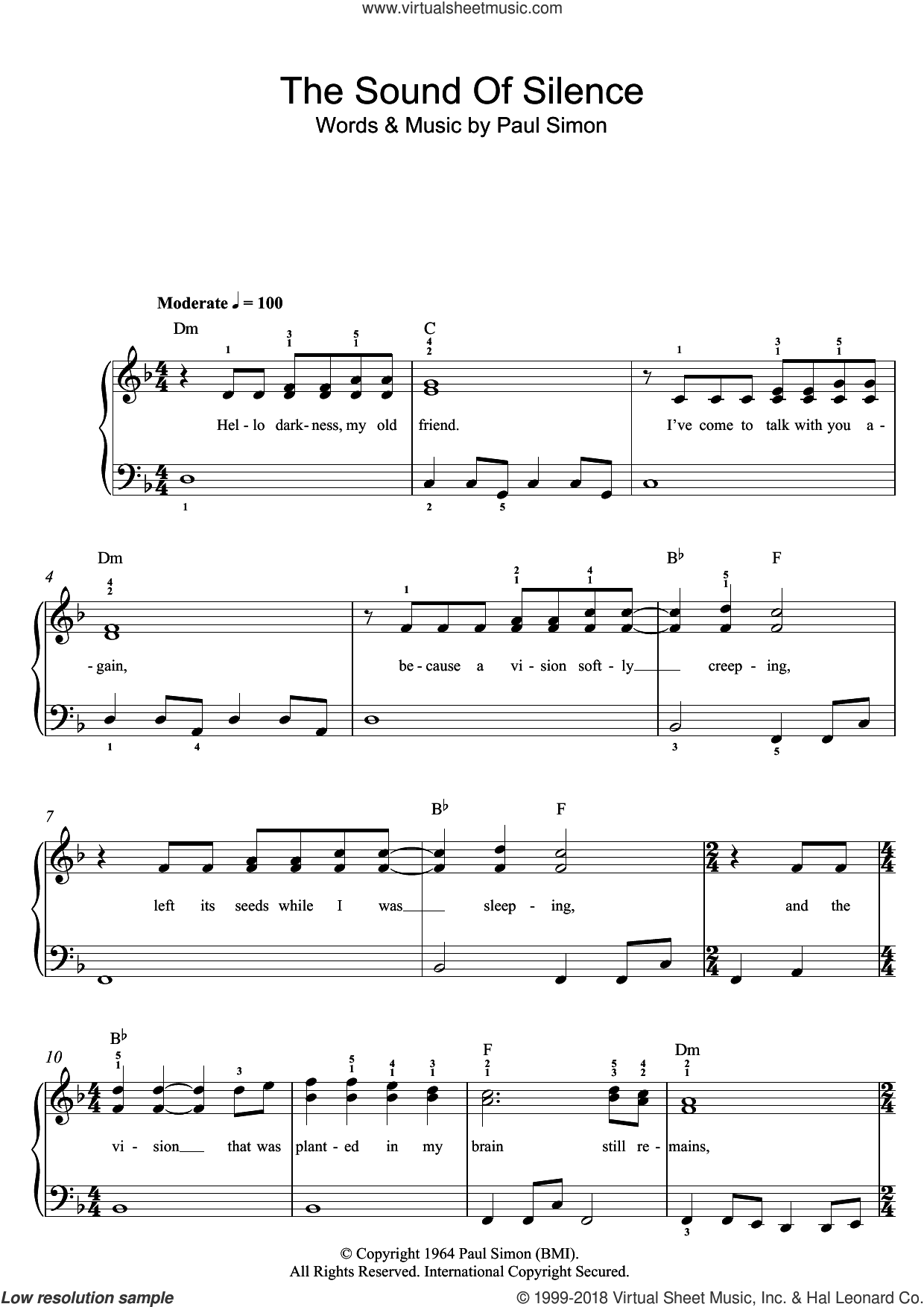 Easy Piano Sheet Music: Learn to Play Silent Emotions