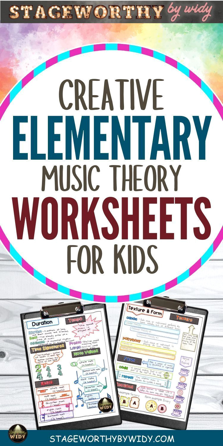Engage Your Child’s Mind with Music Theory Worksheets