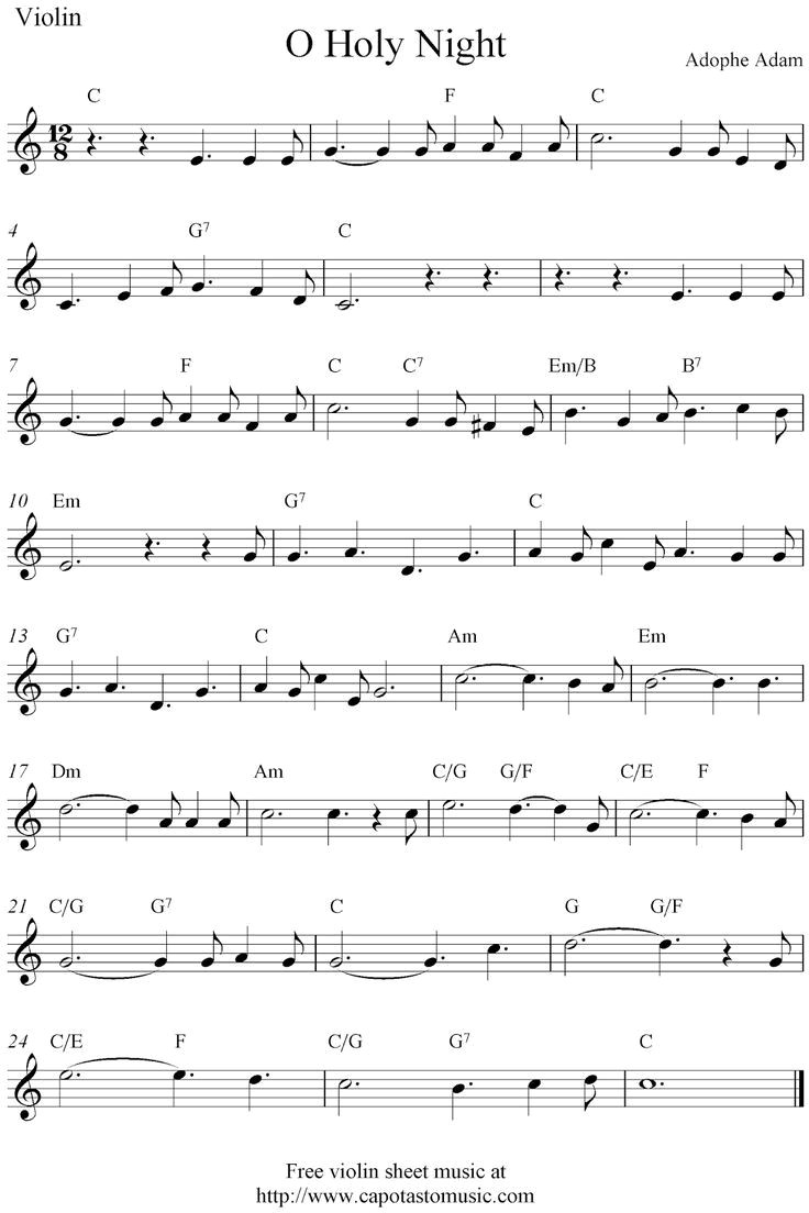 Magical Christmas Violin: Free Sheet Music