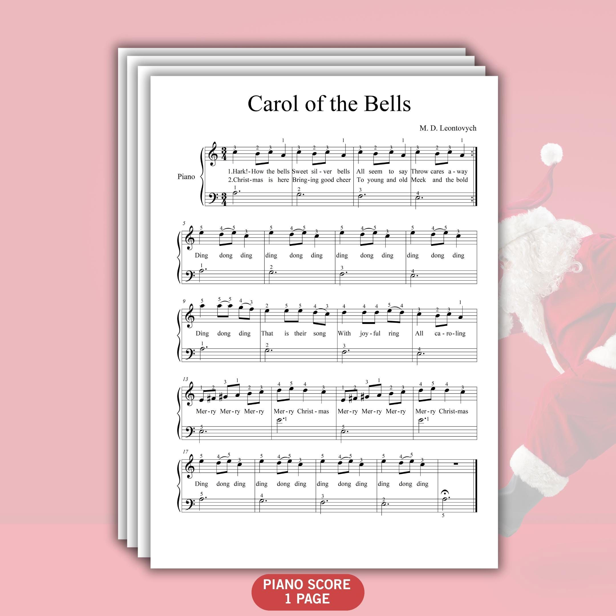 Easy Grade 1 Piano Christmas Carol