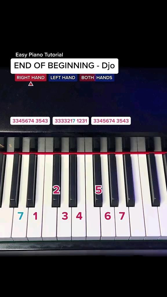 Easy Piano Tutorial: Learn ‘End of Beginning’ by Djo in Minutes