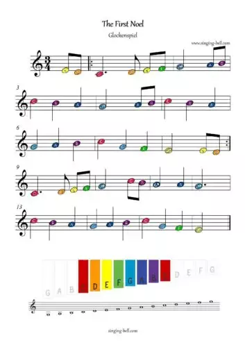 Jingle All the Way: 29 Free Glockenspiel & Xylophone Christmas Sheets