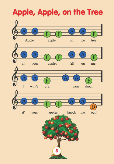 45 Easy Bell Songs for Kids: Color-Coded Fun!