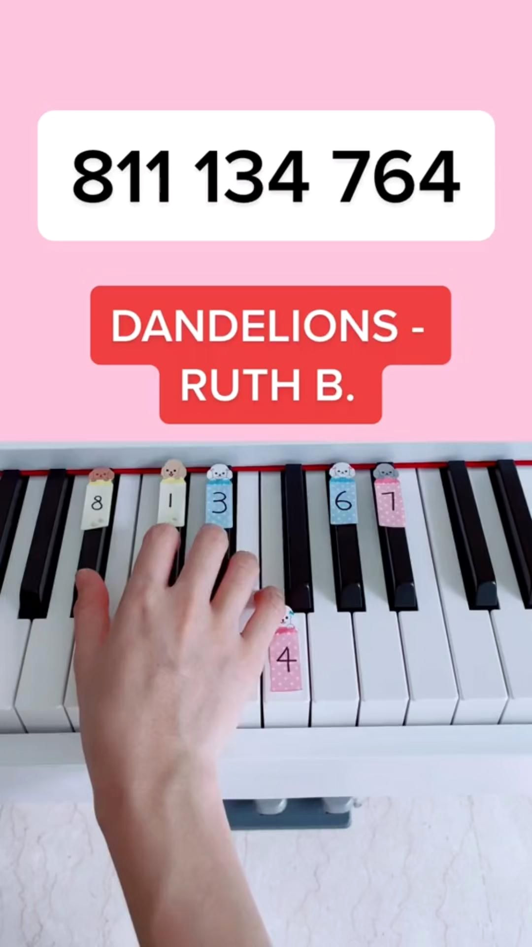 Play Dandelion Melody on Piano in Minutes