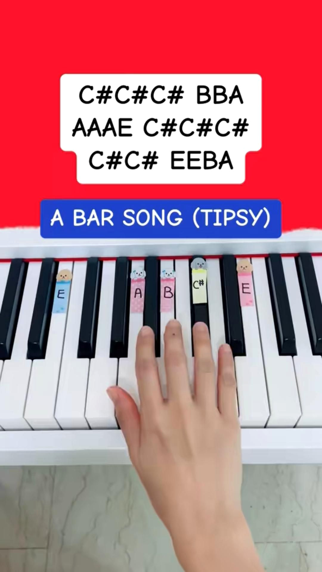Get Tipsy on the Piano — Easy Bar Song Tutorial