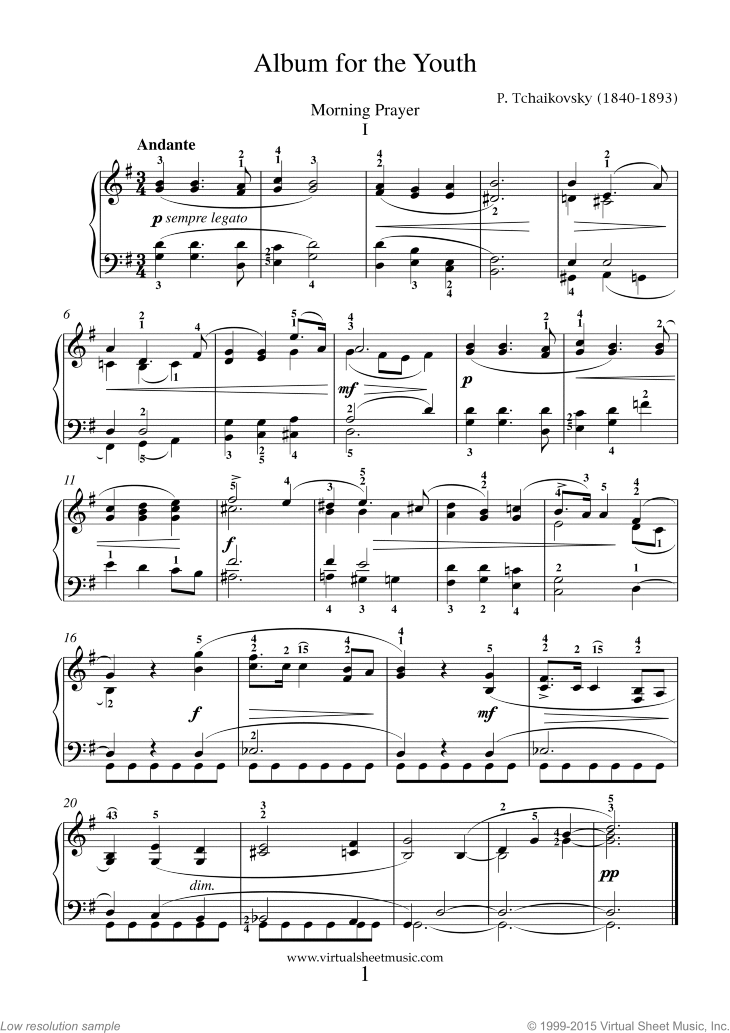 Instant Piano Sheet Music for Young Musicians