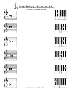 Master Sharps and Flats Matching Game