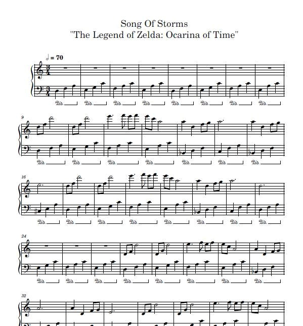 Play Zelda’s Epic ‘Song of Storms’ Piano with Ease