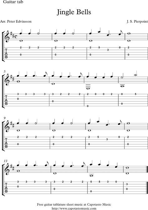 Instant Christmas Rock Solo: Free Guitar Tab Music