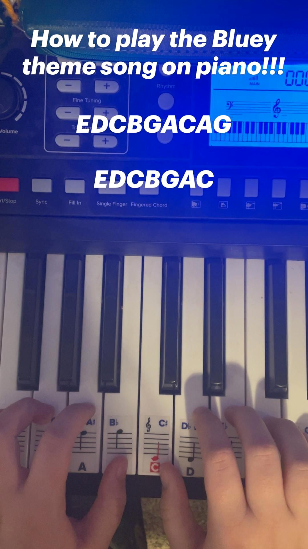 Play the Bluey Theme Song on Piano in Minutes!