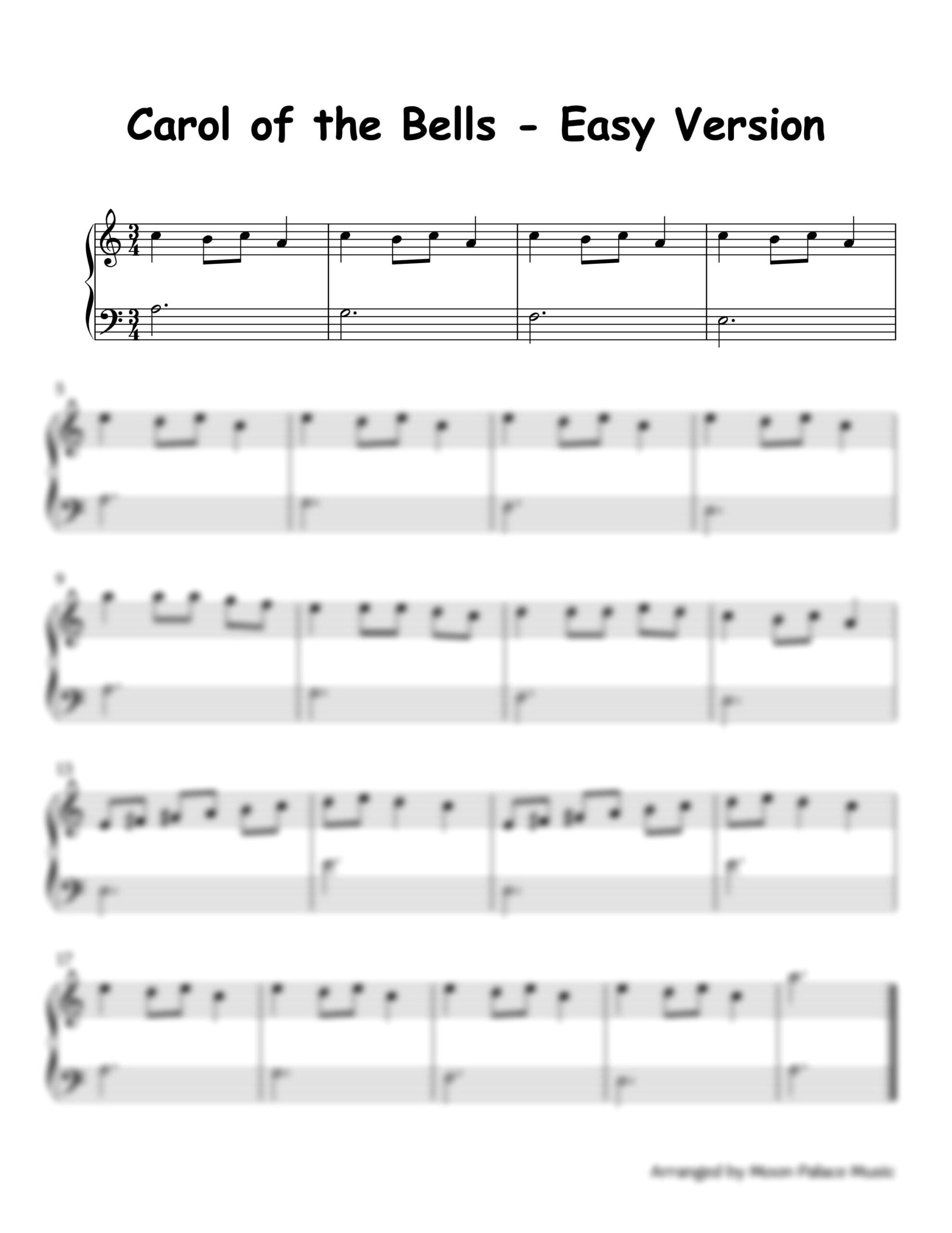 Easy Holiday Piano Music to Download