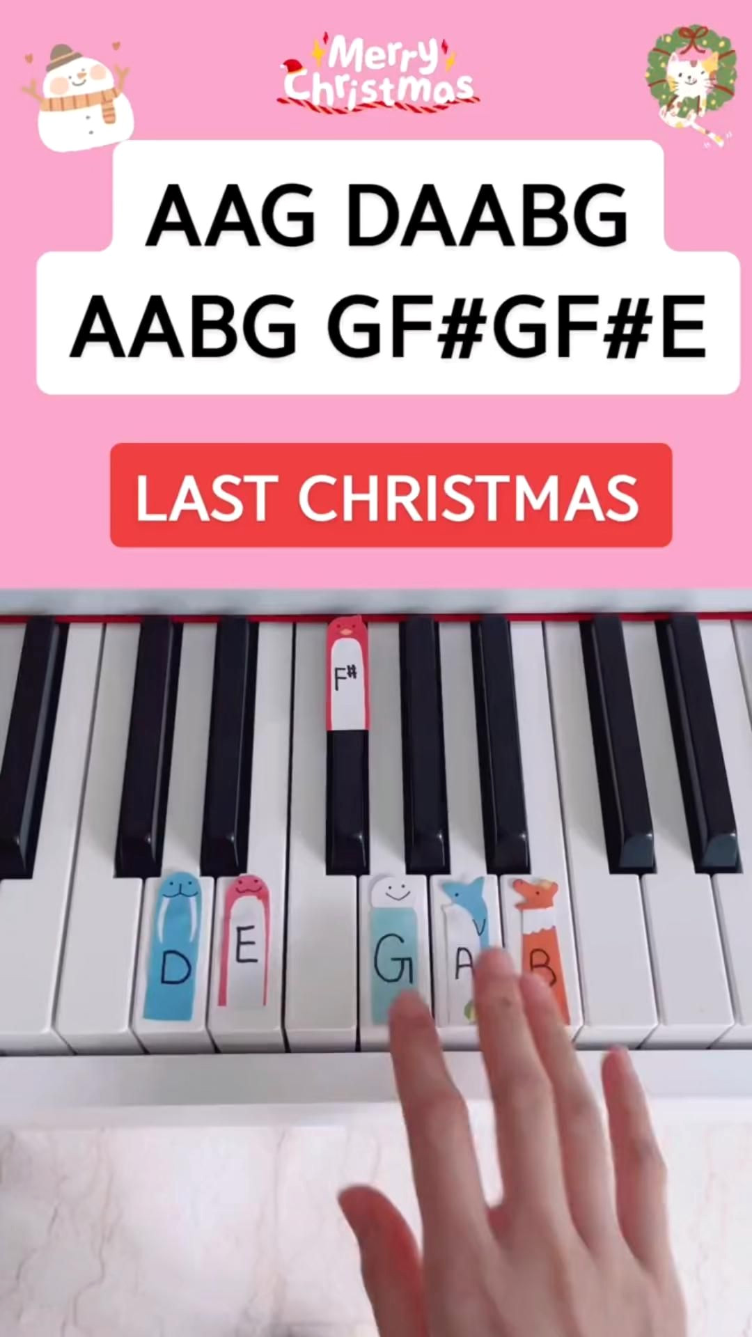 Easy Piano Tutorial: Last Christmas