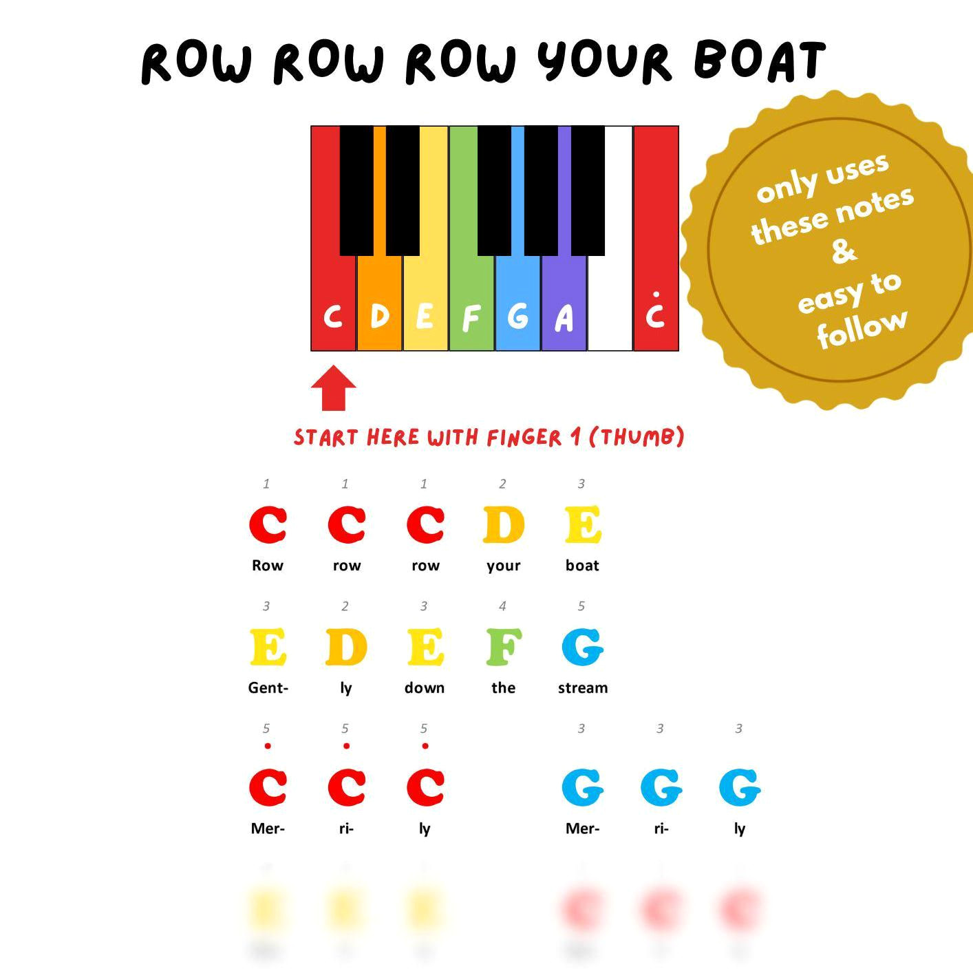 Color Your Way to Music Mastery: Beginner Song Worksheet