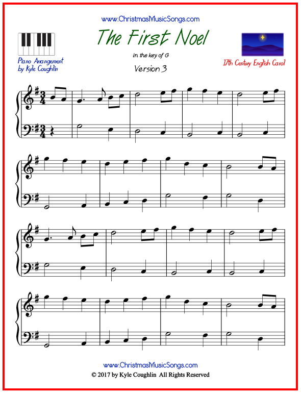 Free Christmas Piano Sheet Music — Print Now Free Christmas Piano Sheet Music — Print Now