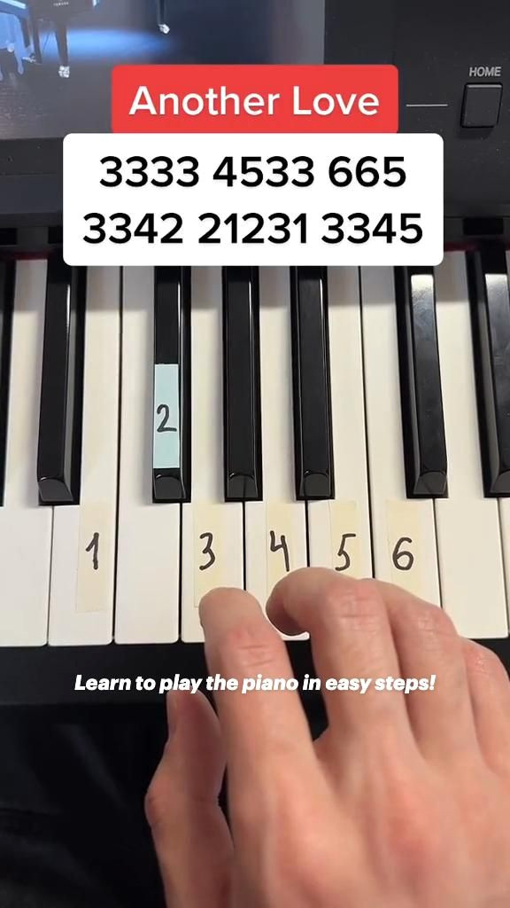 Easy Piano Tutorial: Play Another Love on Piano