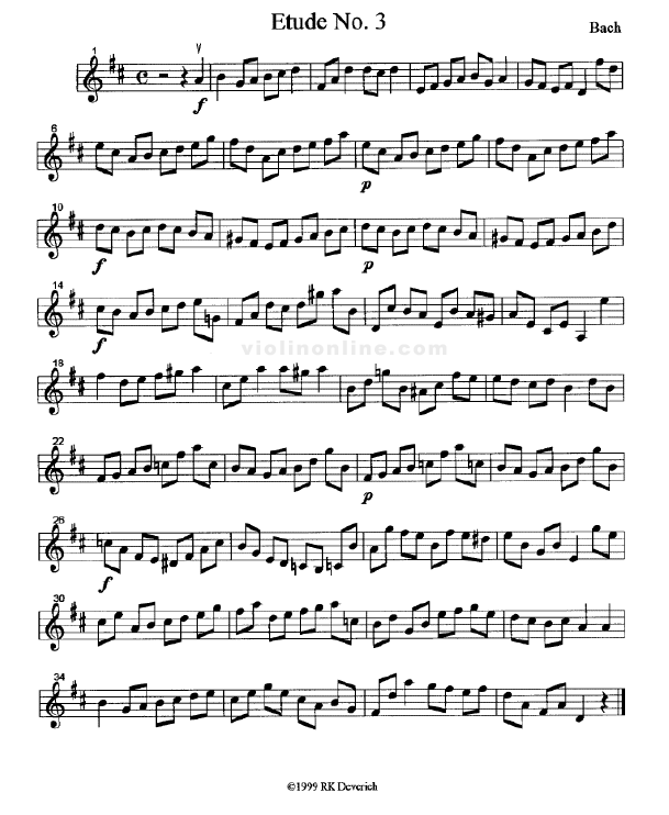 Mastering Violin Etude No. 3