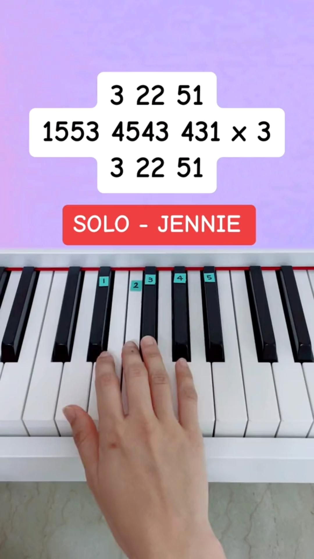 Easy Piano Tutorial — Learn Jennie’s Solo on Piano Easy Piano Tutorial — Learn Jennie’s Solo on Piano