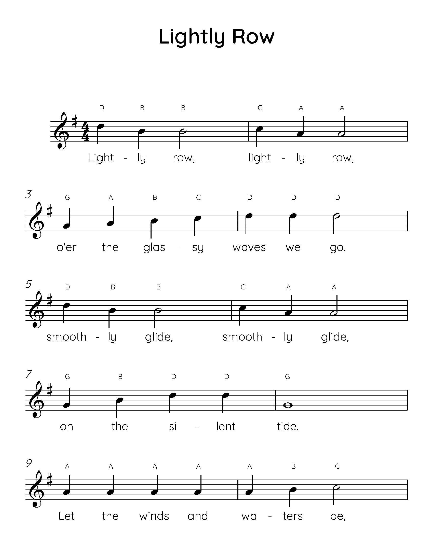Easy Piano Songs for Kids — Download Free PDF Sheets