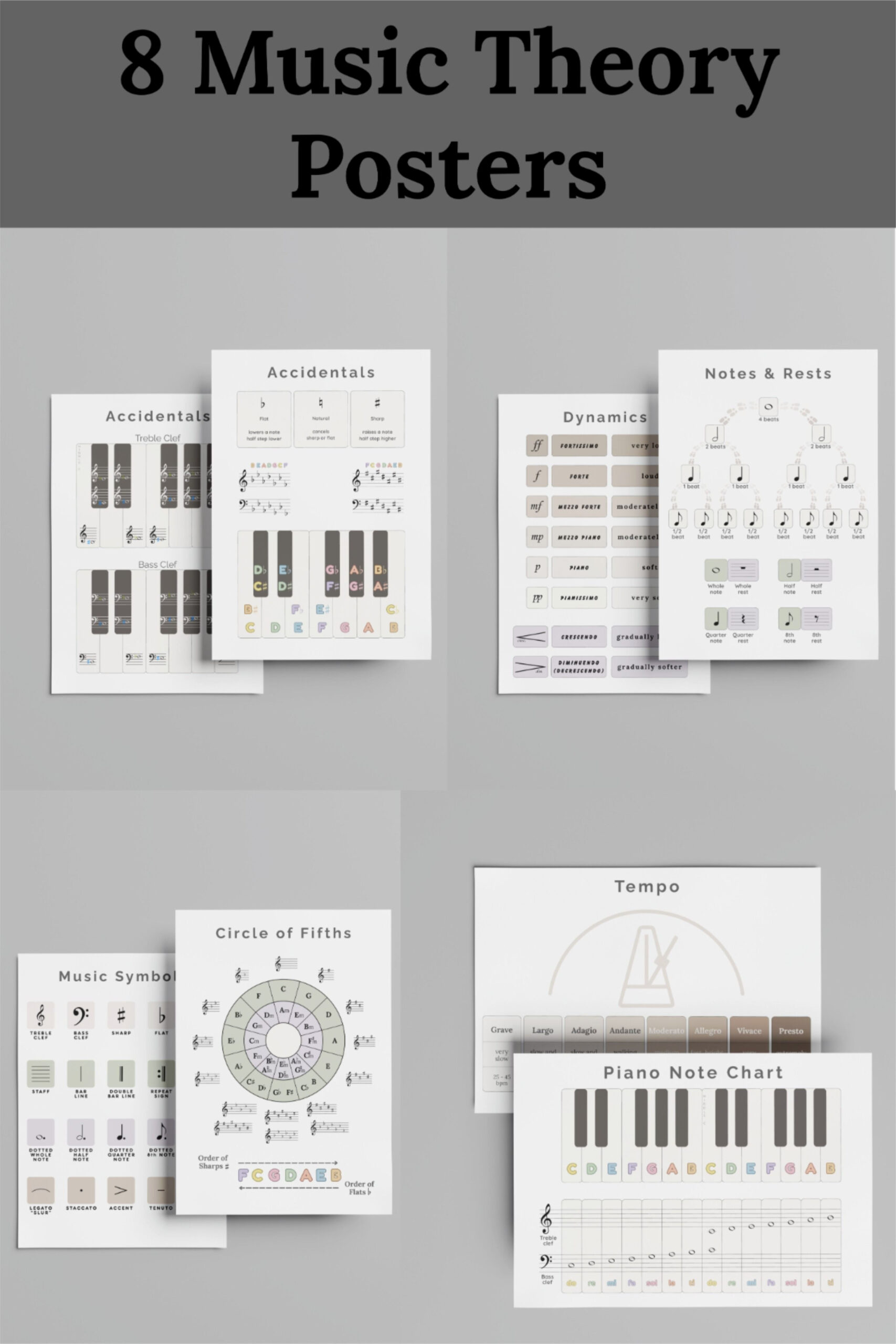 Unlock Music Mastery: 8 Essential Printable Charts for Pianists Unlock Music Mastery: 8 Essential Printable Charts for Pianists