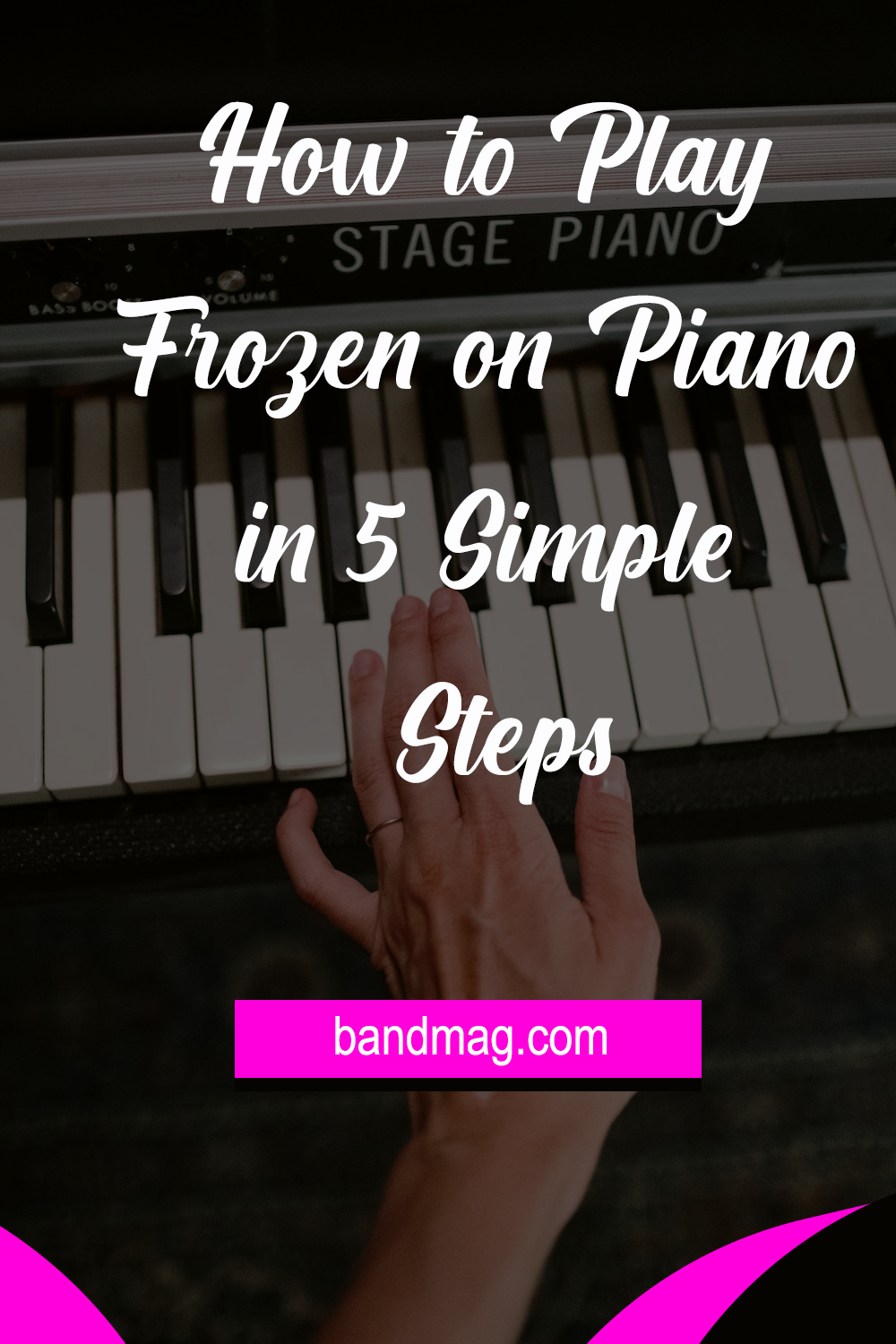 Learn Frozen Piano in 5 Easy Chords