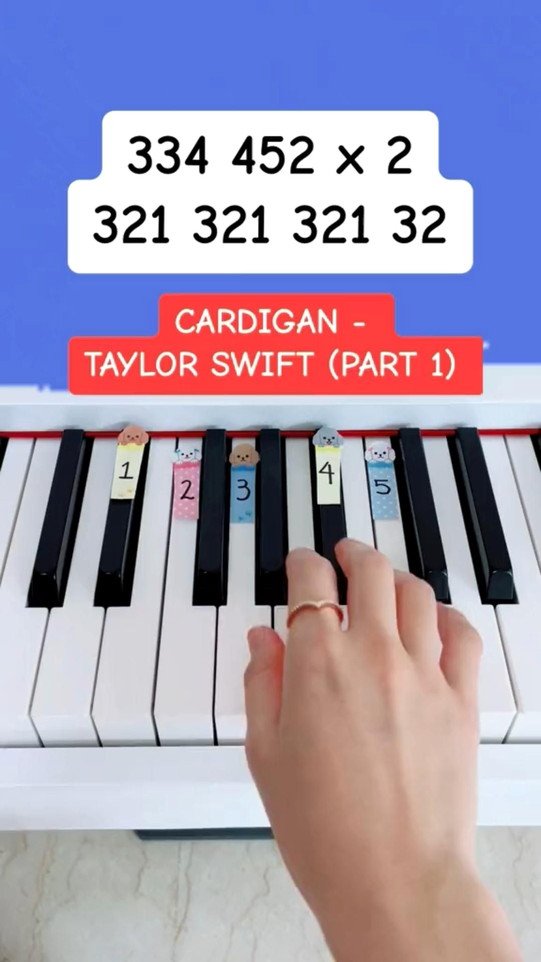 Easy Piano Tutorial: Learn Taylor Swift’s Cardigan on Piano