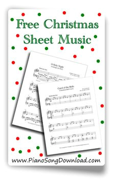 Instant Holiday Cheer: Free Printable Christmas Sheet Music Instant Holiday Cheer: Free Printable Christmas Sheet Music