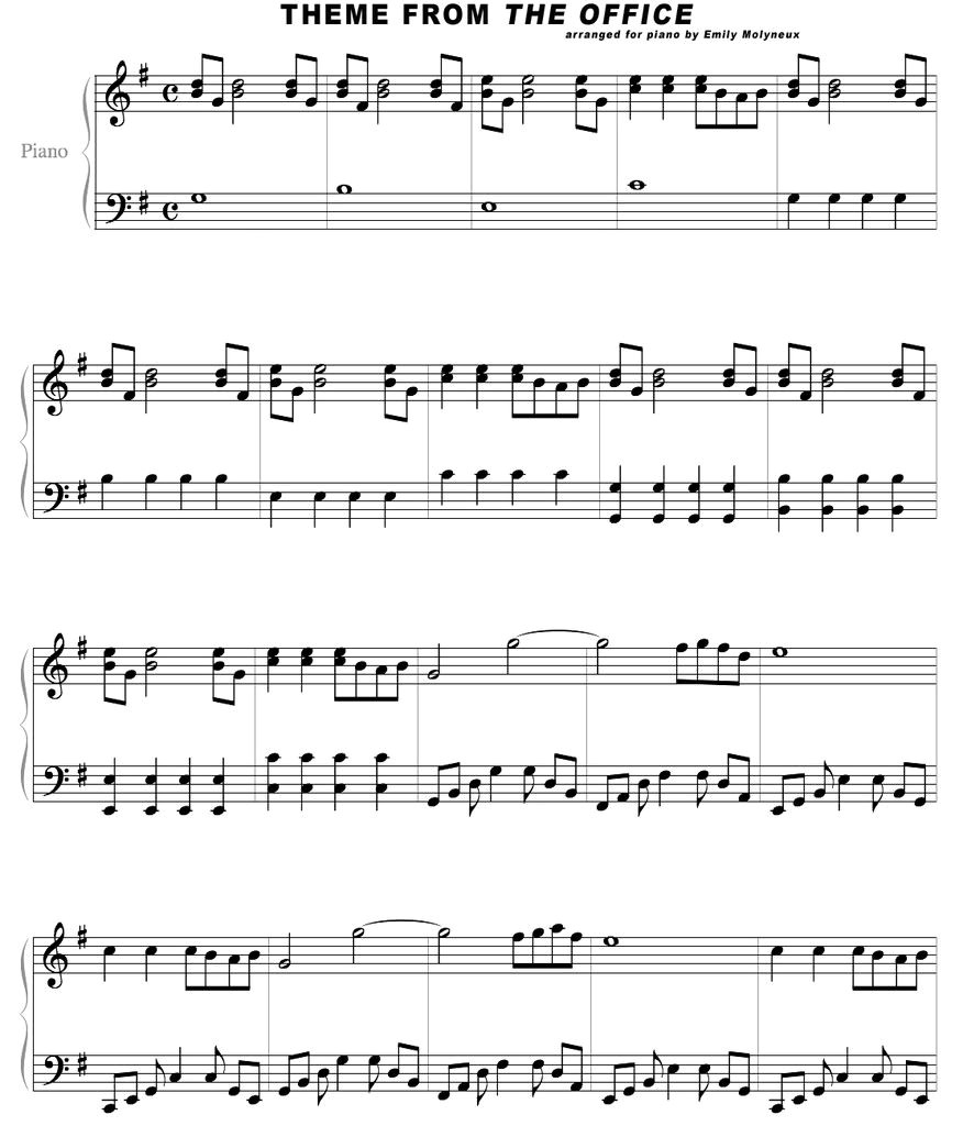 Free Piano Sheet Music for You