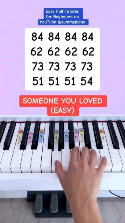 Melt Your Heart with this Easiest Piano Tutorial of Someone You Loved Melt Your Heart with this Easiest Piano Tutorial of Someone You Loved