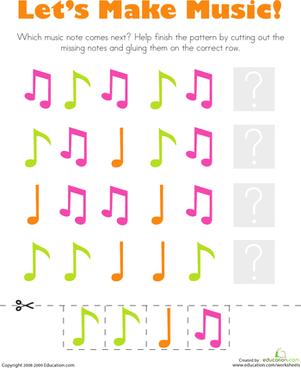 Learn Music Notes with These Easy Patterns