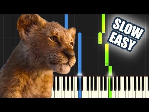 Epic Lion King Piano Tutorial in C Major