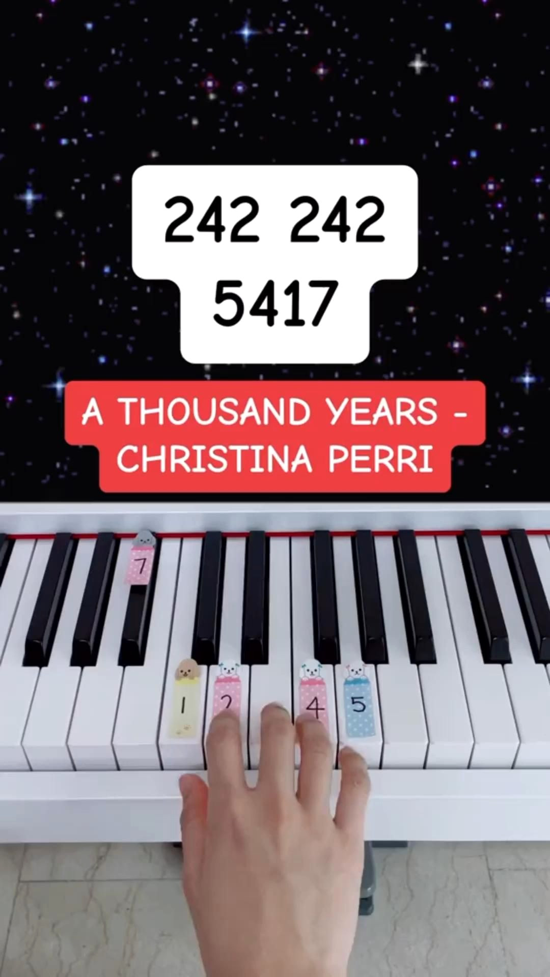 Easy Piano Tutorial: Learn ‘A Thousand Years’