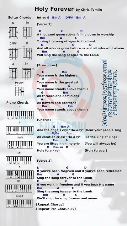 Sing Along: Holy Forever Chords and Lyrics by Chris Tomlin