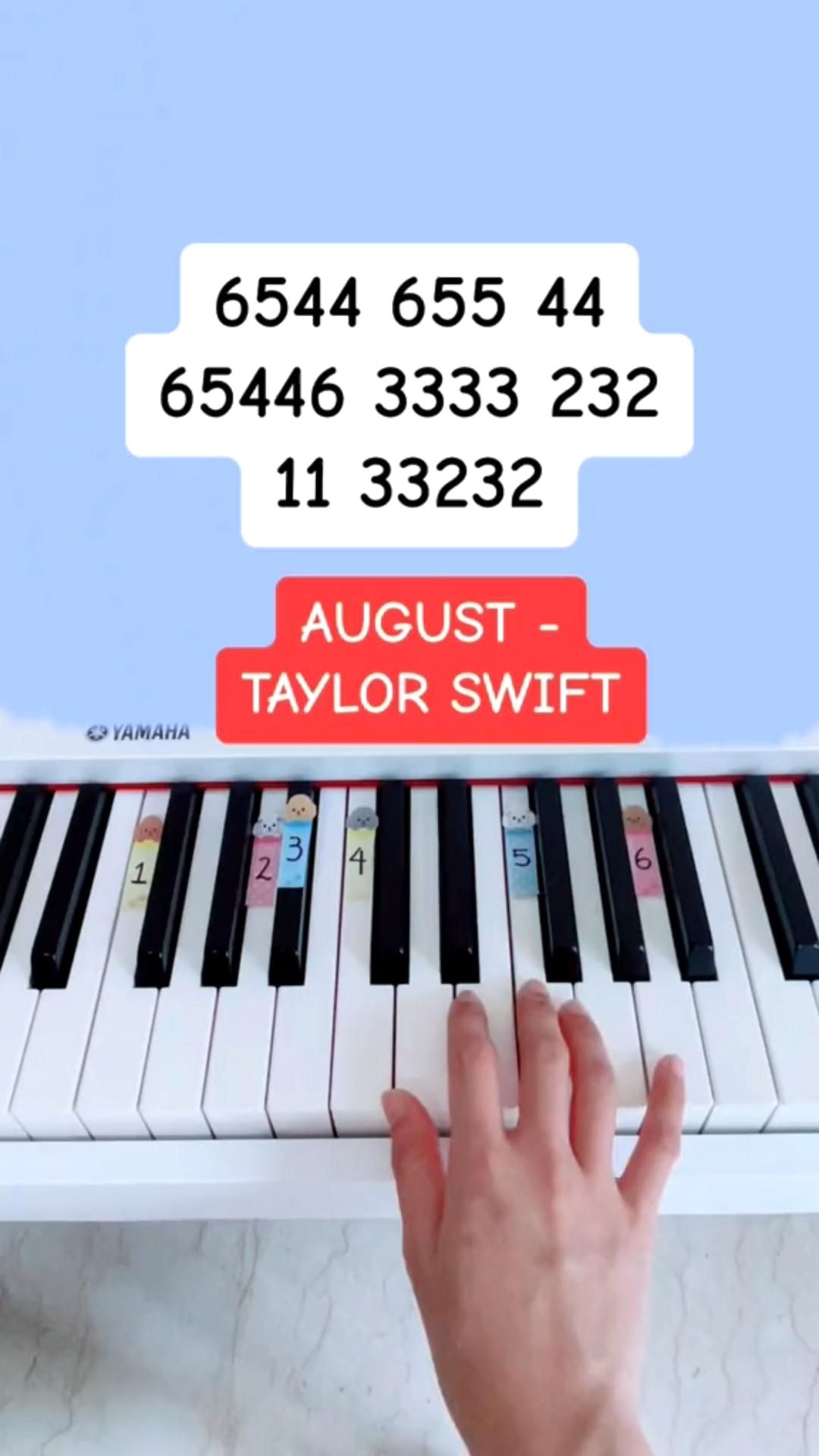 Swiftly Learn Taylor Swift’s August on Piano in Minutes