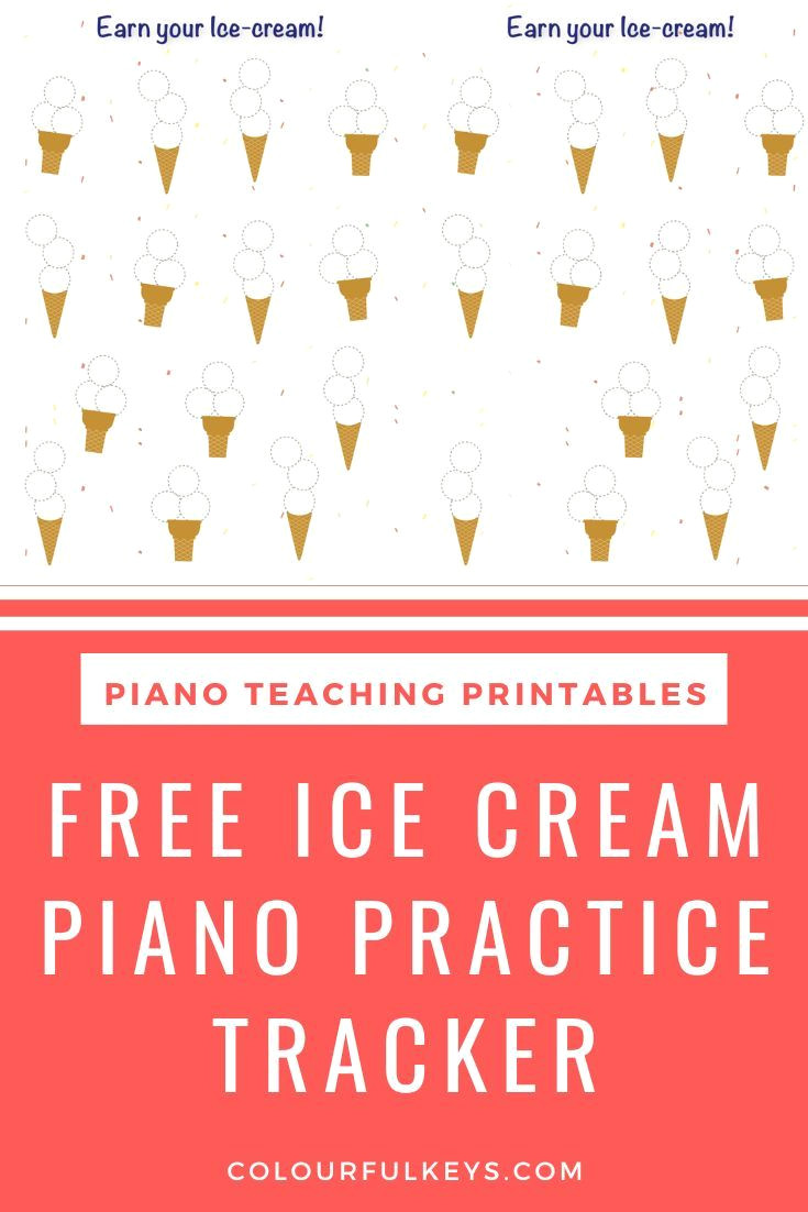 Piano Practice Made Easy: Downloadable Tracker for Kids & Teens