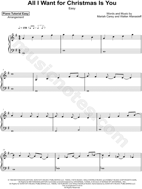 Easy Christmas Piano Tutorial: Get the Lyrics & Digital Sheet Music