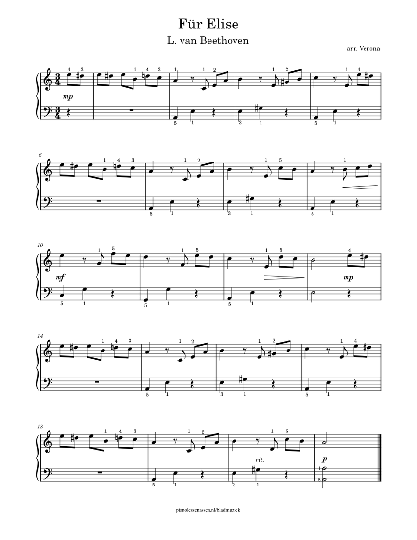 Easy Piano Tutorial: Learn Für Elise in Minutes Easy Piano Tutorial: Learn Für Elise in Minutes